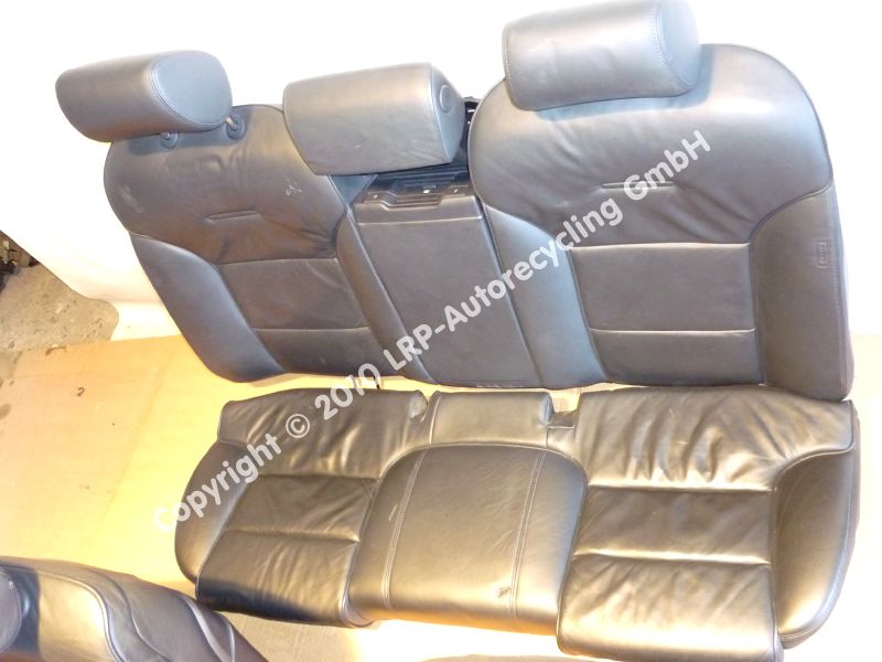 Audi A8 D3 4E Sitzausstattung Langversion Leder schwarz Limousine BJ2002